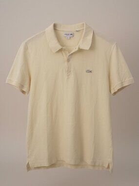 Lacoste PH2062 Regular Fit Polo Shirt Light Yellow – Size L (FR 5)